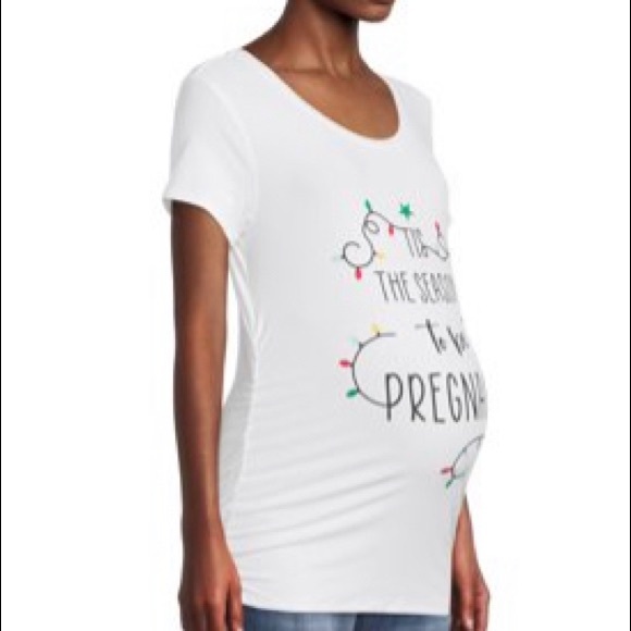 Maternity Short Sleeve Fitted Shirt - Picture 4 of 8